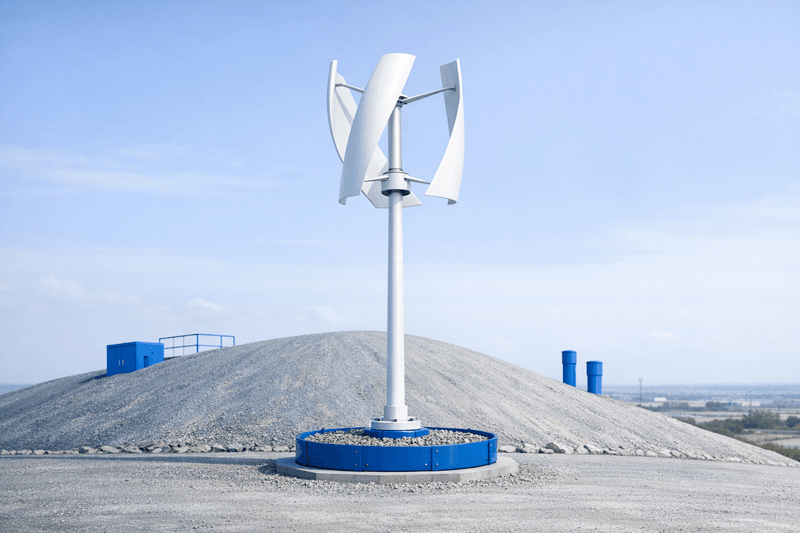 Leichte Windkraftanlagen auf künstlichen Hügeln und Deponien: Technischer Planungsguide