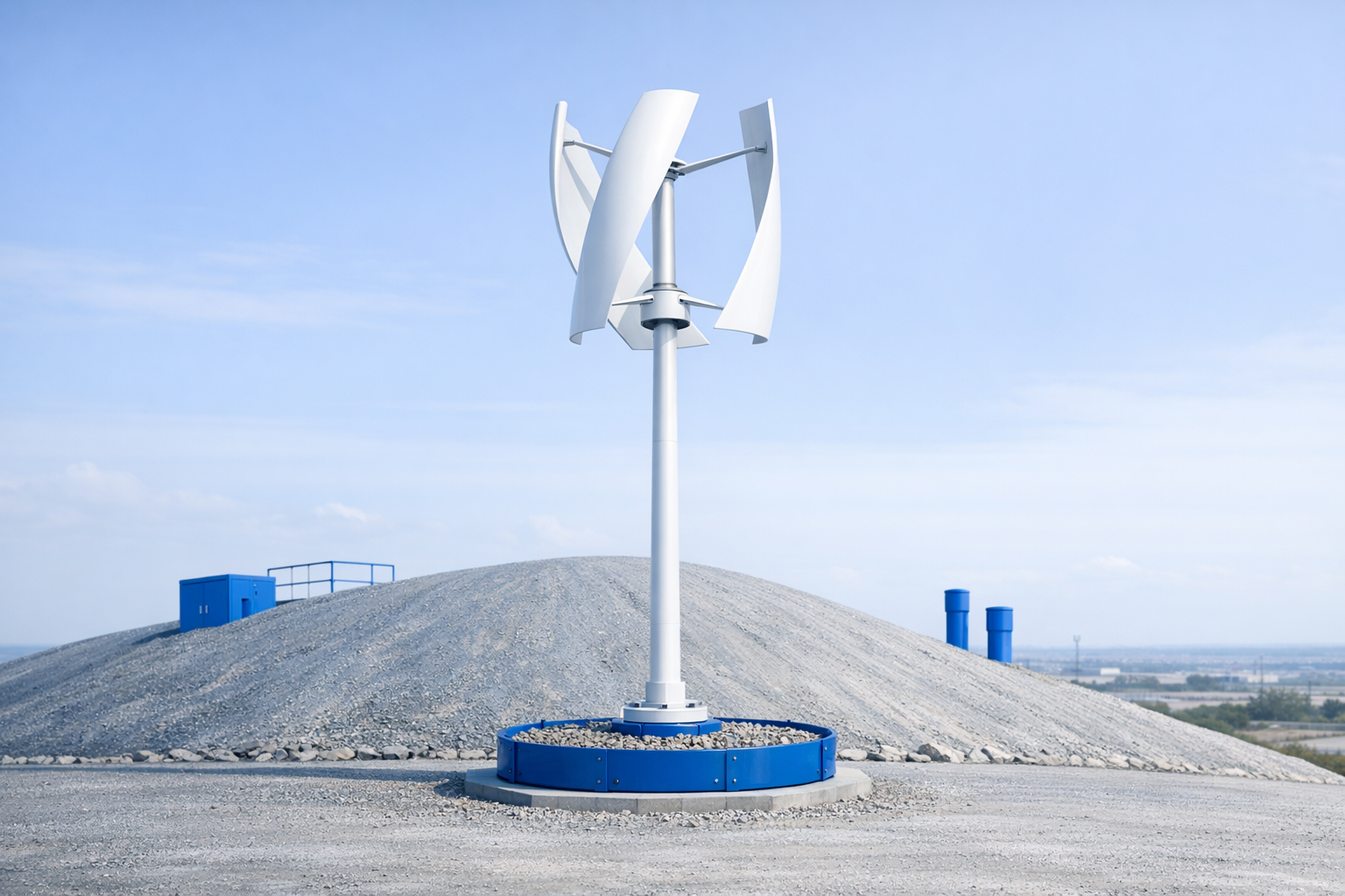 Lightweight Wind Turbines on Artificial Hills and Landfill Sites: A Technical Planning Guide