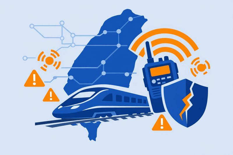 Taiwan Rail Spoofing Attack Exposes Global TETRA Security Gaps