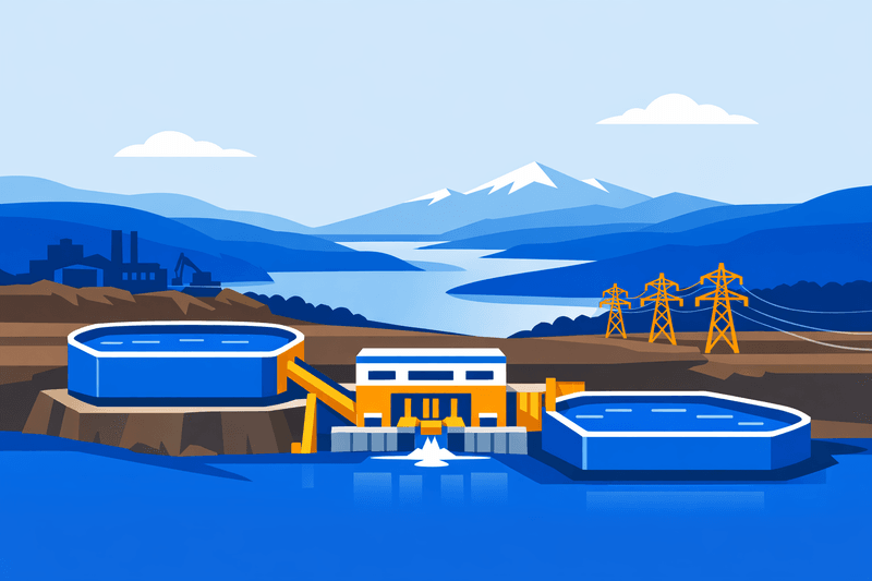 FERC Licenses 1.2 GW Pumped Hydro Project on Columbia River Brownfield