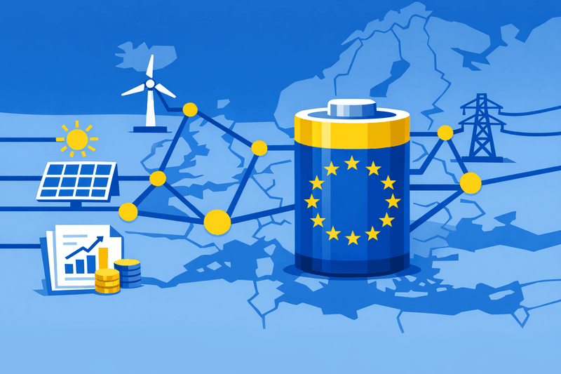 EU Grids Package Reshapes Battery Storage Financing Across Borders