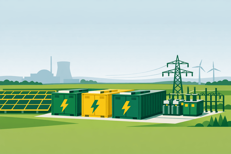Germany Plans 1.4 GW Battery Cluster at Former Grohnde Nuclear Site