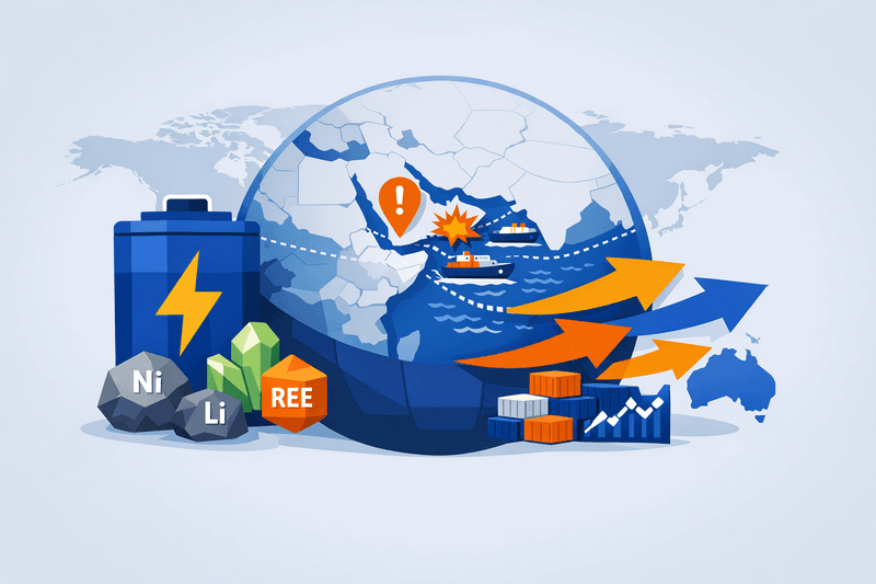 Iran Conflict Reshuffles Battery Metals Supply Chains