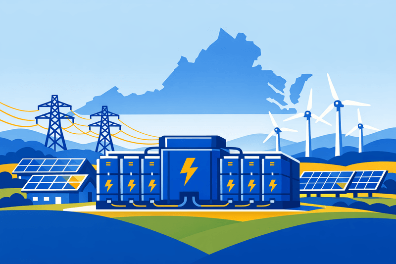 Virginia Enacts Nation's Largest Energy Storage Mandate at 20.5 GW