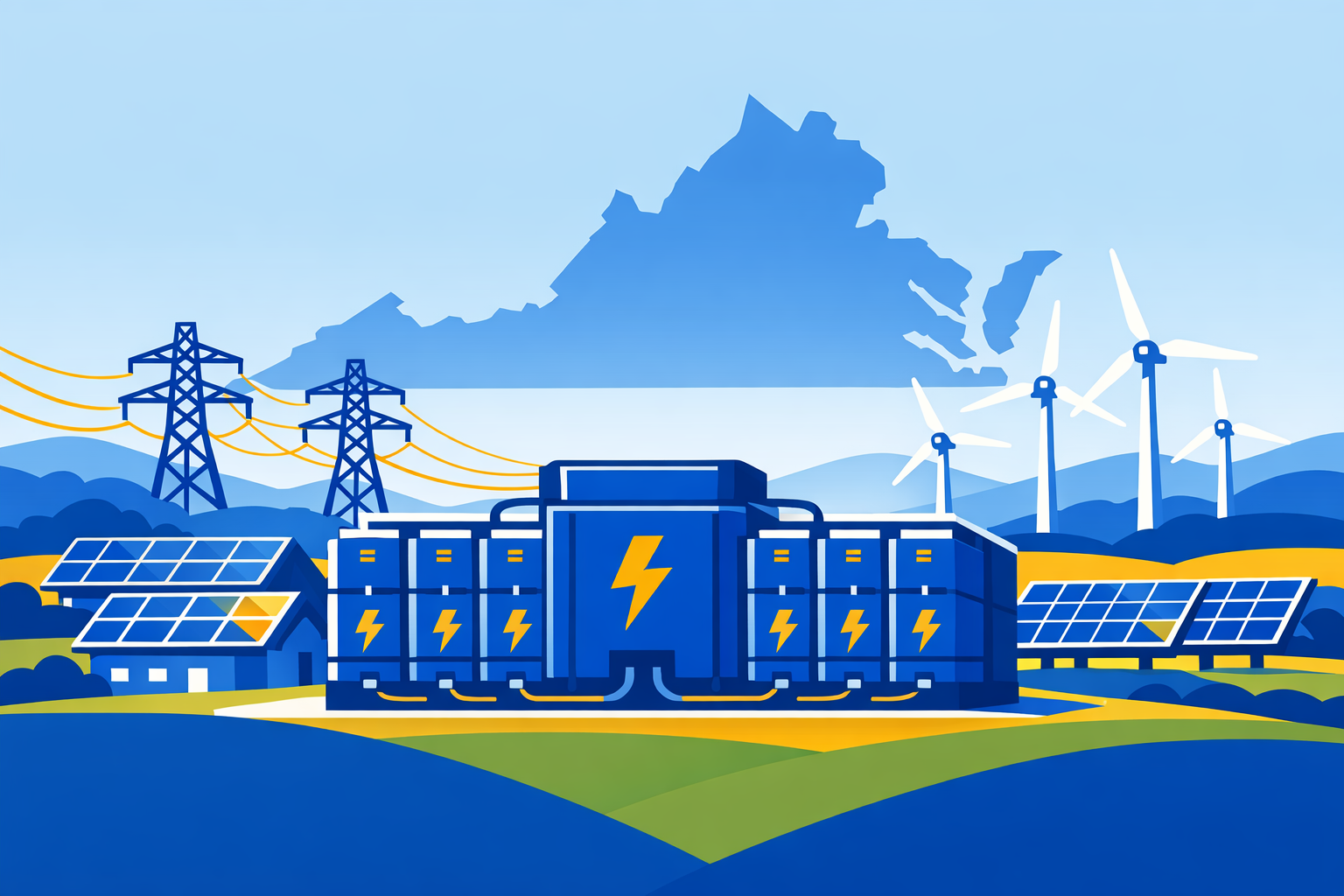 Virginia Enacts Nation's Largest Energy Storage Mandate at 20.5 GW