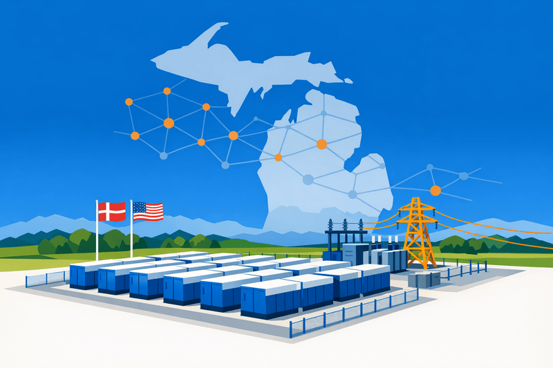 Ørsted Acquires 150 MW Michigan BESS from ESA Solar in Cross-Border Deal