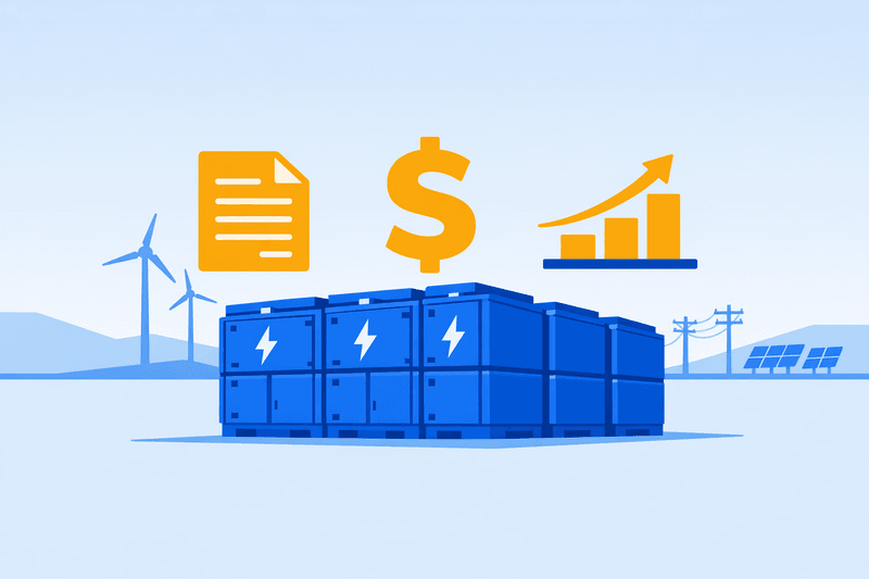 Performance-Based Contracts Gain Ground in Utility-Scale Storage Finance