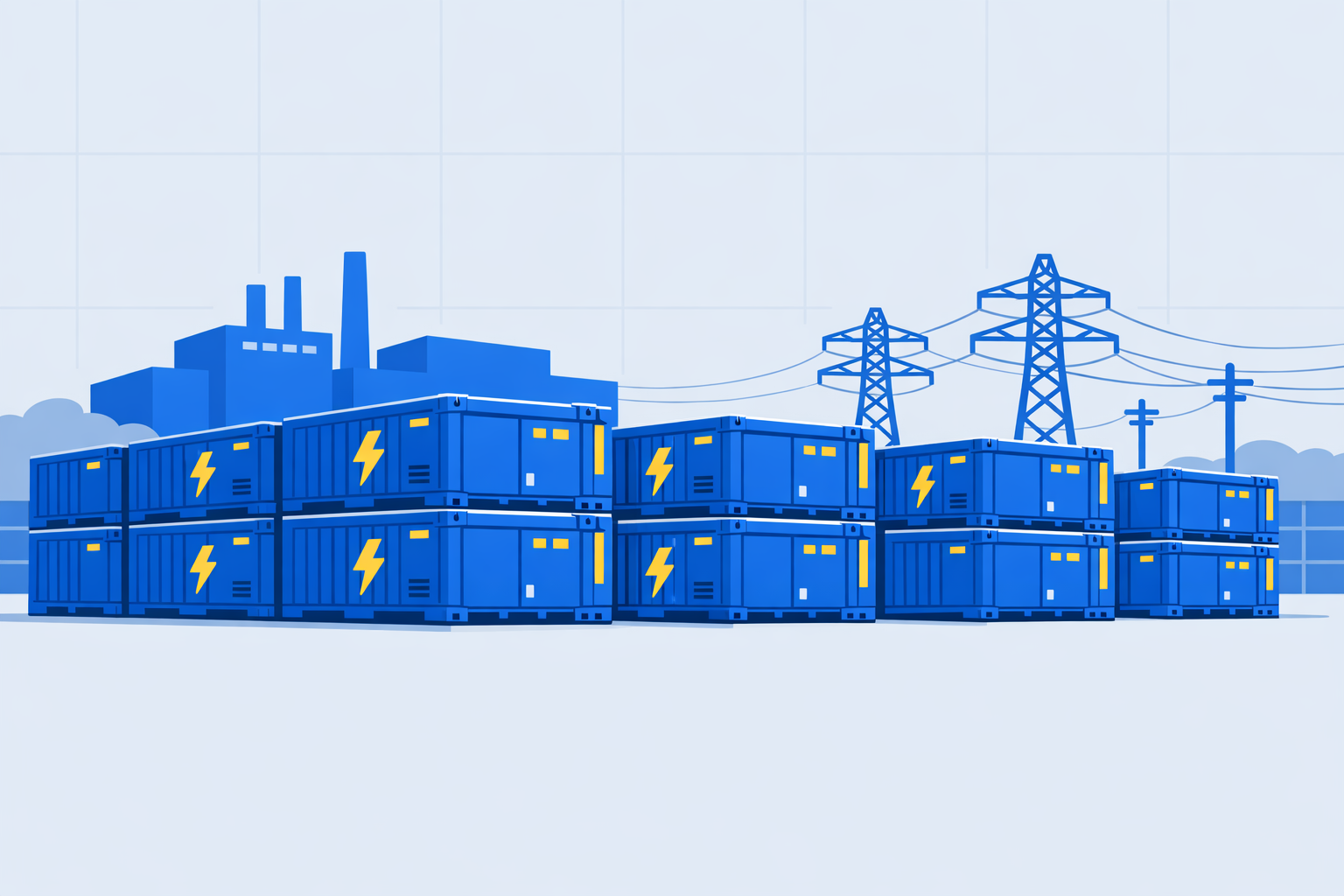 Battery Makers Pivot to Grid-Scale Storage Amid EV Slowdown