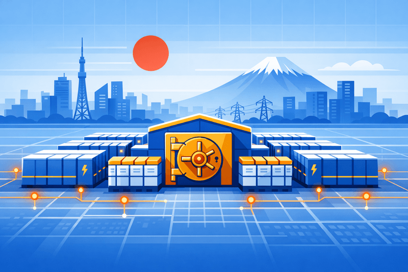 Energy Vault Acquires 850 MW Battery Storage Portfolio in Japan