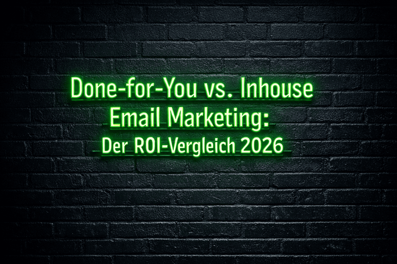 Done-for-You vs. Inhouse Email Marketing: Der ROI-Vergleich 2026