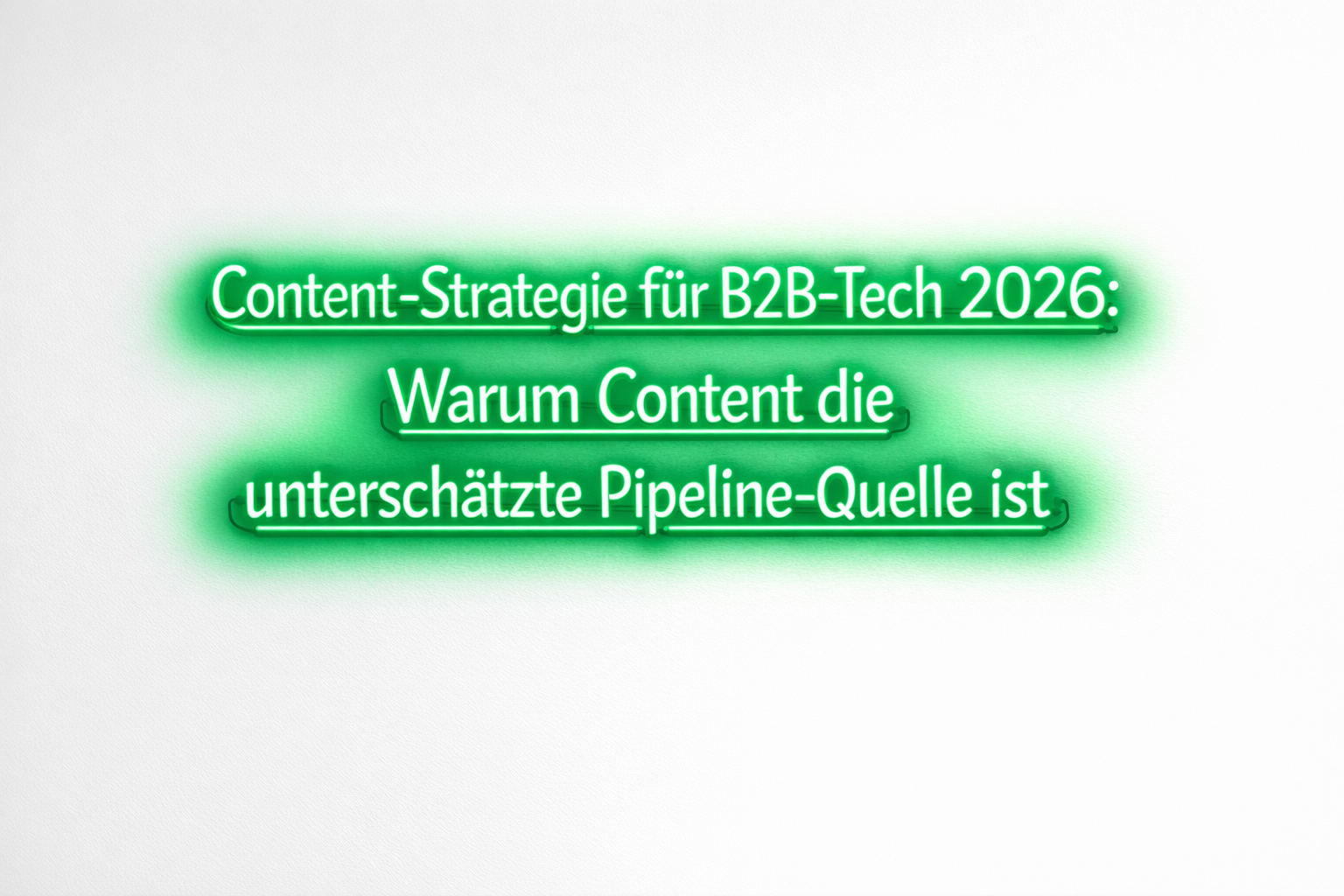 Content Strategy for B2B Tech in 2026: Why Content Is the Most Overlooked Pipeline Source
