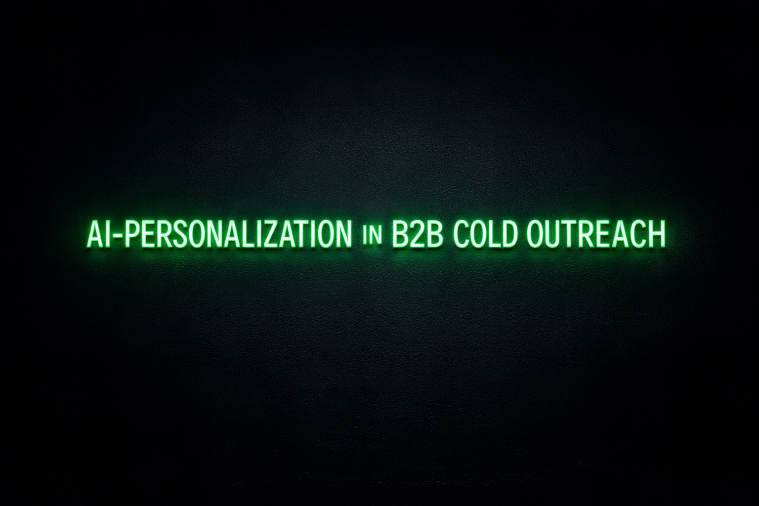AI-Personalisierung im B2B-Cold Outreach: 10 konkrete Beispiele für Tech-Vertriebsteams