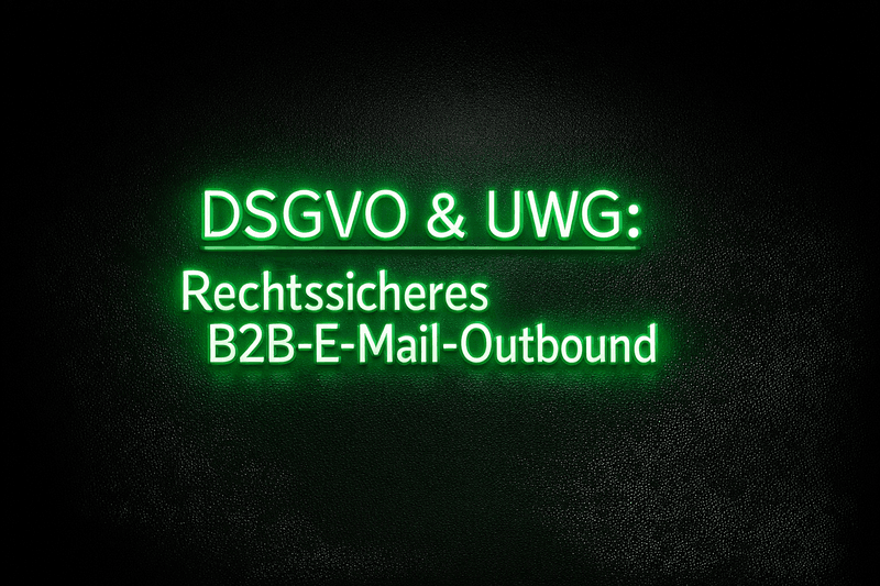 Schritt-für-Schritt-Anleitung: DSGVO-konforme E-Mail-Outbound-Strategien für B2B-Tech-Unternehmen