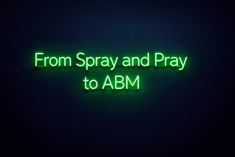 ABM vs. Spray-and-Pray: Warum Account-Based Marketing für DACH-Tech-Startups der bessere Weg ist