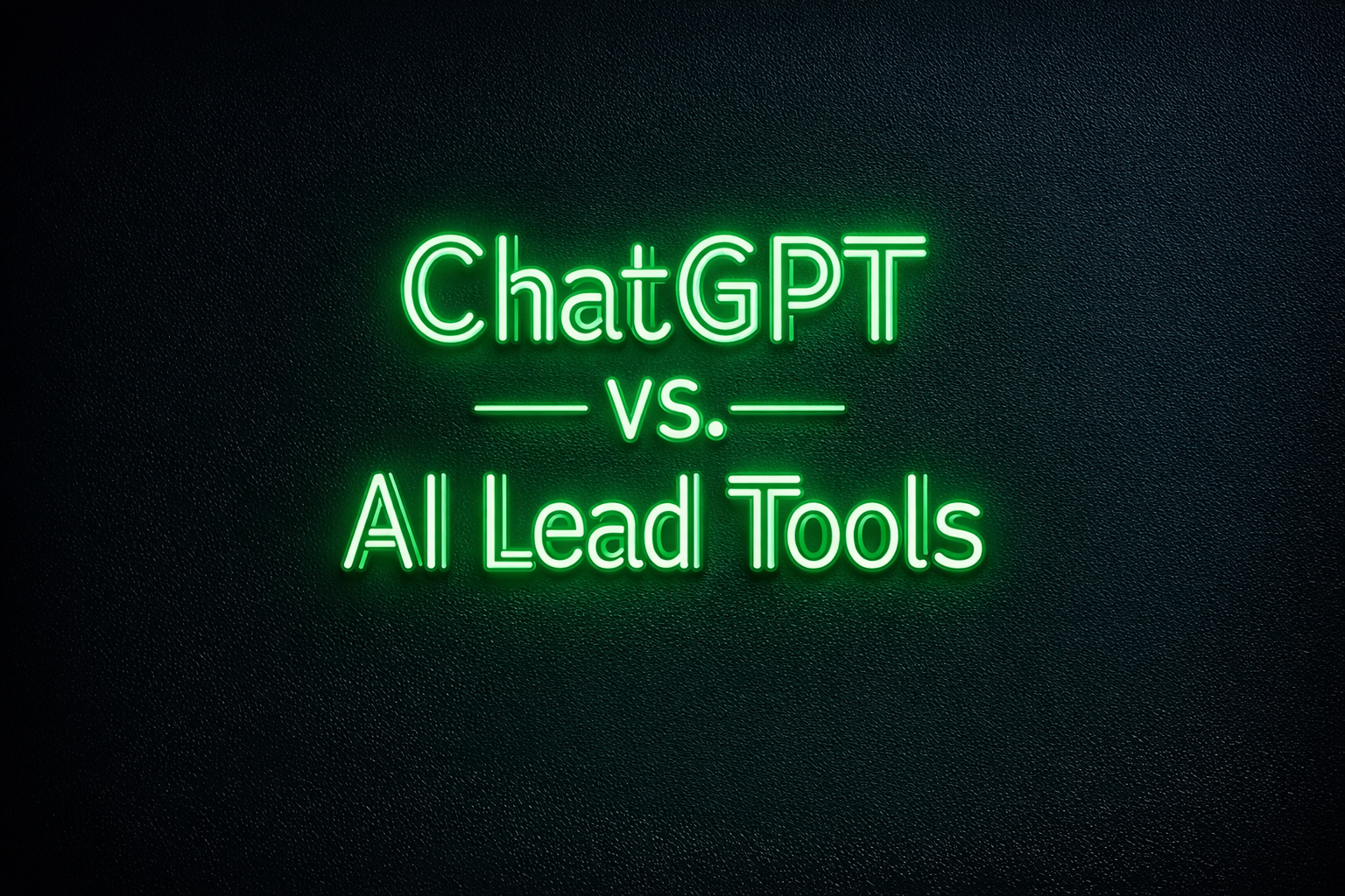 ChatGPT vs. spezialisierte KI-Tools: Was funktioniert wirklich für Outbound-Leadgenerierung?