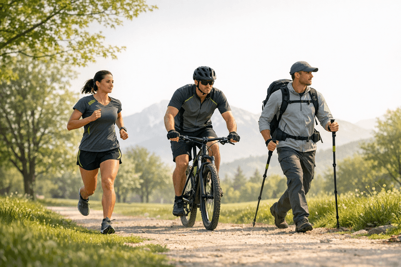 Frühlings-Boost für Outdoor-Sport: Ausdauer- vs. Kraft-Supplements im Vergleich