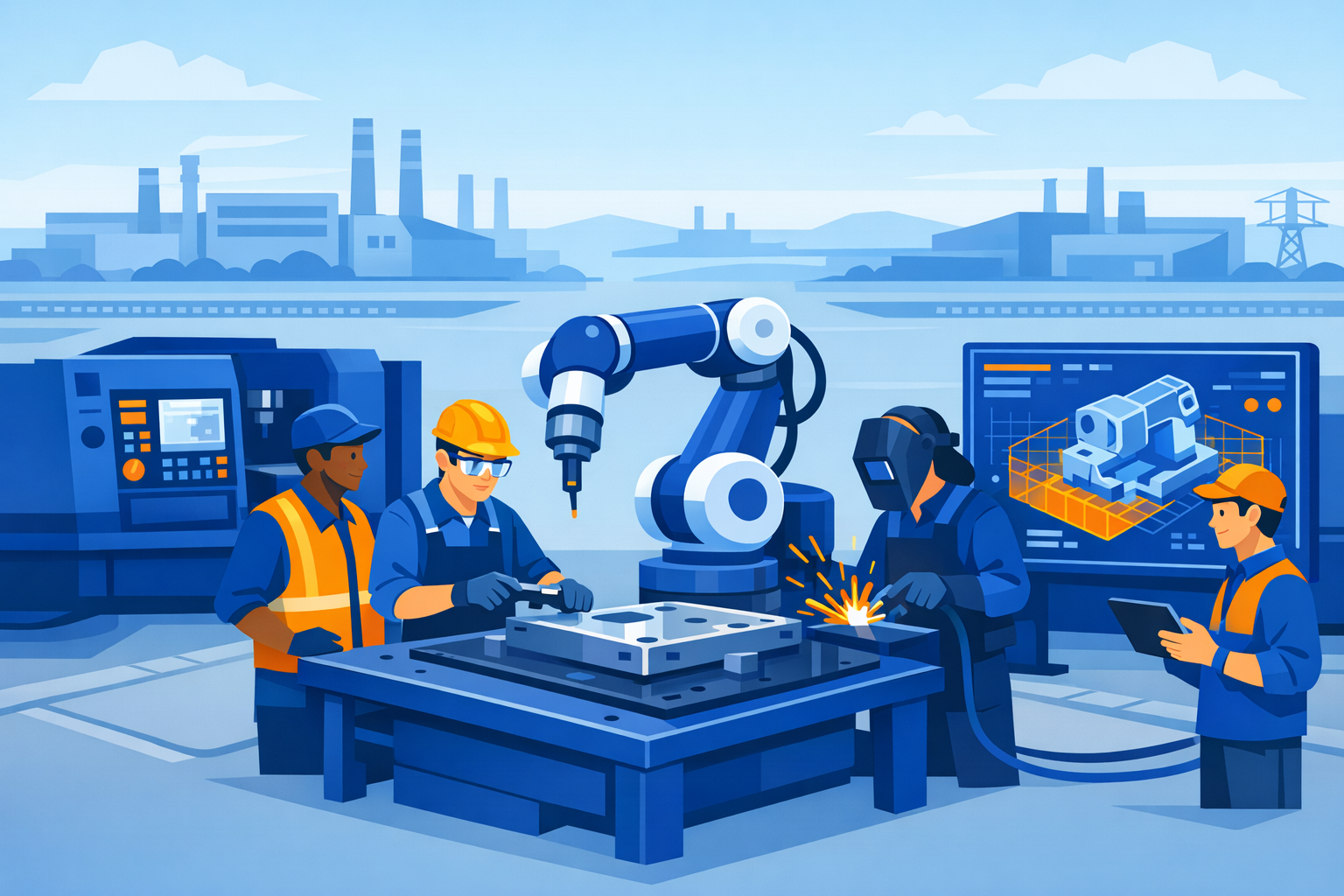 Regional Automation Hubs Target Metal Fabrication Skills Gap Before 2030