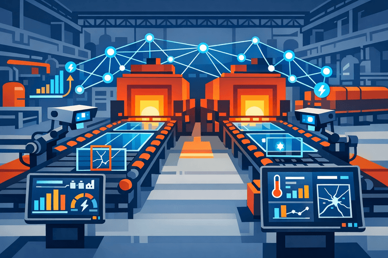 AI Enhances Defect Detection, Energy Efficiency in U.S. Glass Plants