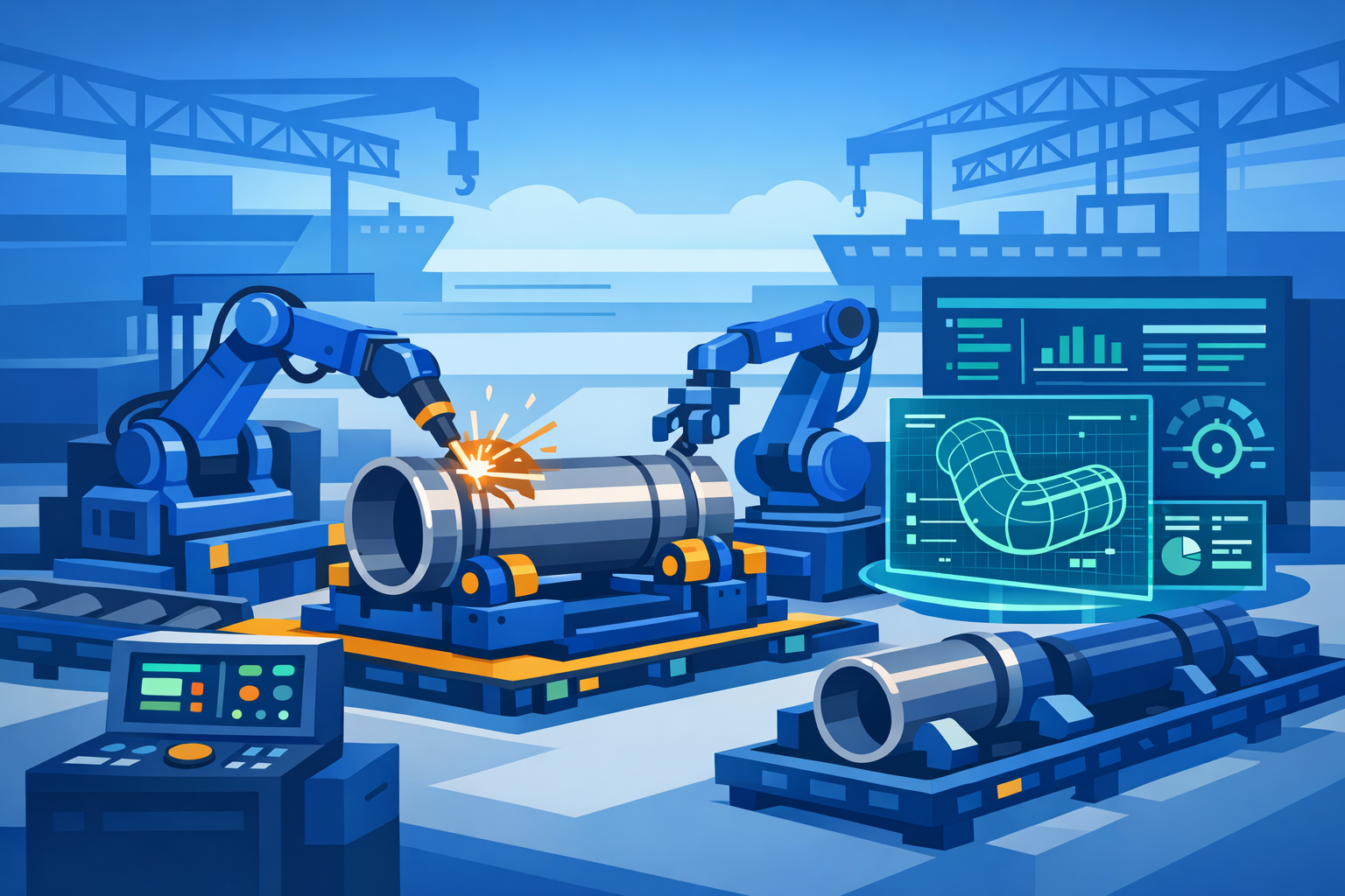 Inside Samsung Heavy Industries' Pipe-Spool Automation: A Benchmark for Smart Shipyards and Maritime Digitalization