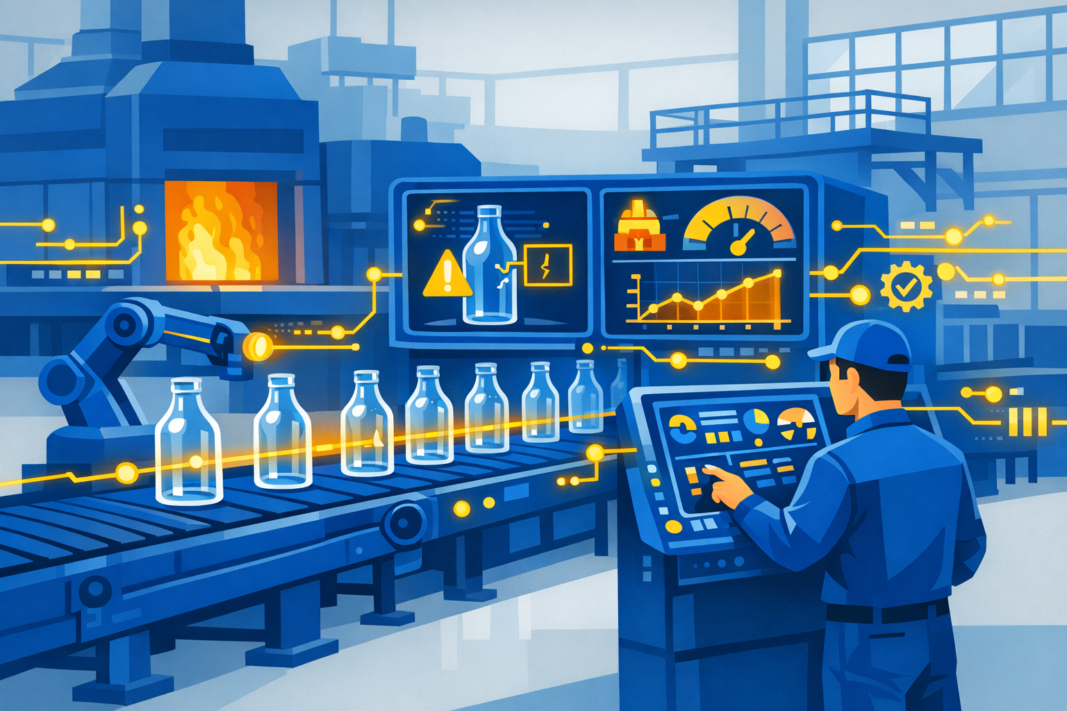 U.S. Glass Plants Deploy AI to Cut Energy Use and Waste