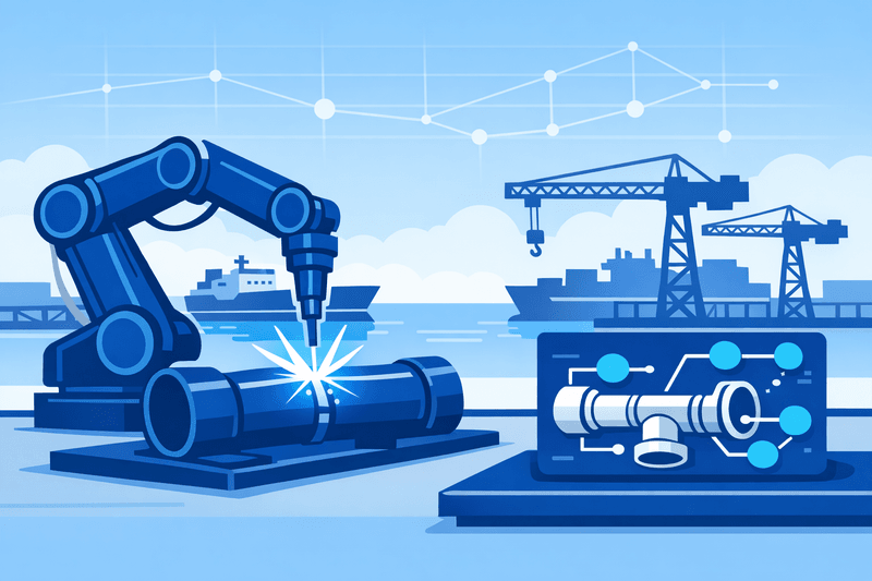 Shipyard Advances End-to-End Pipe Spool Automation