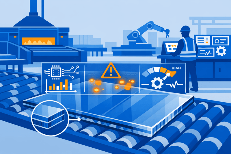 AI-Driven Glass Fabrication in U.S. Plants: How Automation Is Reshaping Energy Use, Defects, and Safety