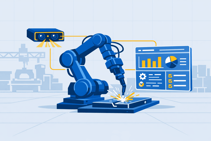 Vision-Guided Robotics, MES Integration Reshape High-Mix Metal Fabrication