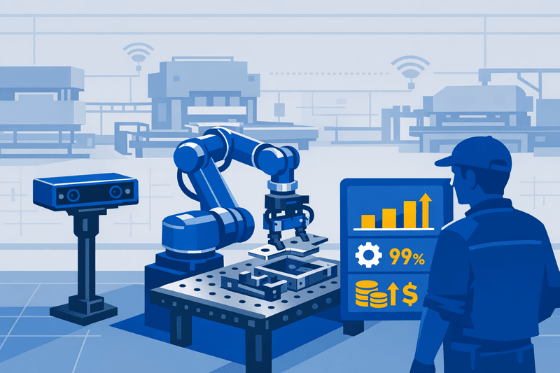 SMEs See Rapid ROI from Vision-Guided Robotics in Metal Fabrication