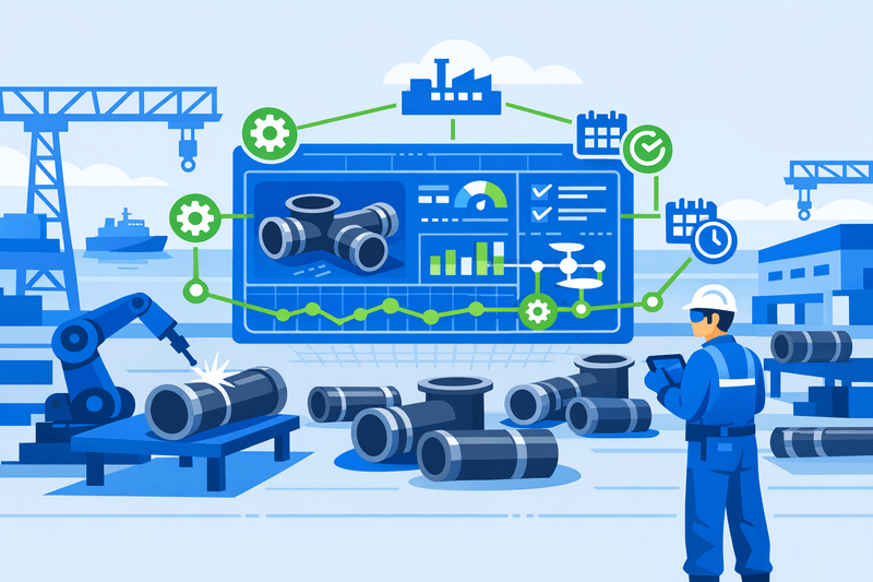 Shipyards Deploy Digital Twins to Streamline Pipe Spool Fabrication