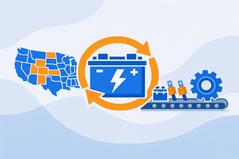 U.S. States Accelerate Battery Stewardship Laws, Squeezing Auto Parts Suppliers
