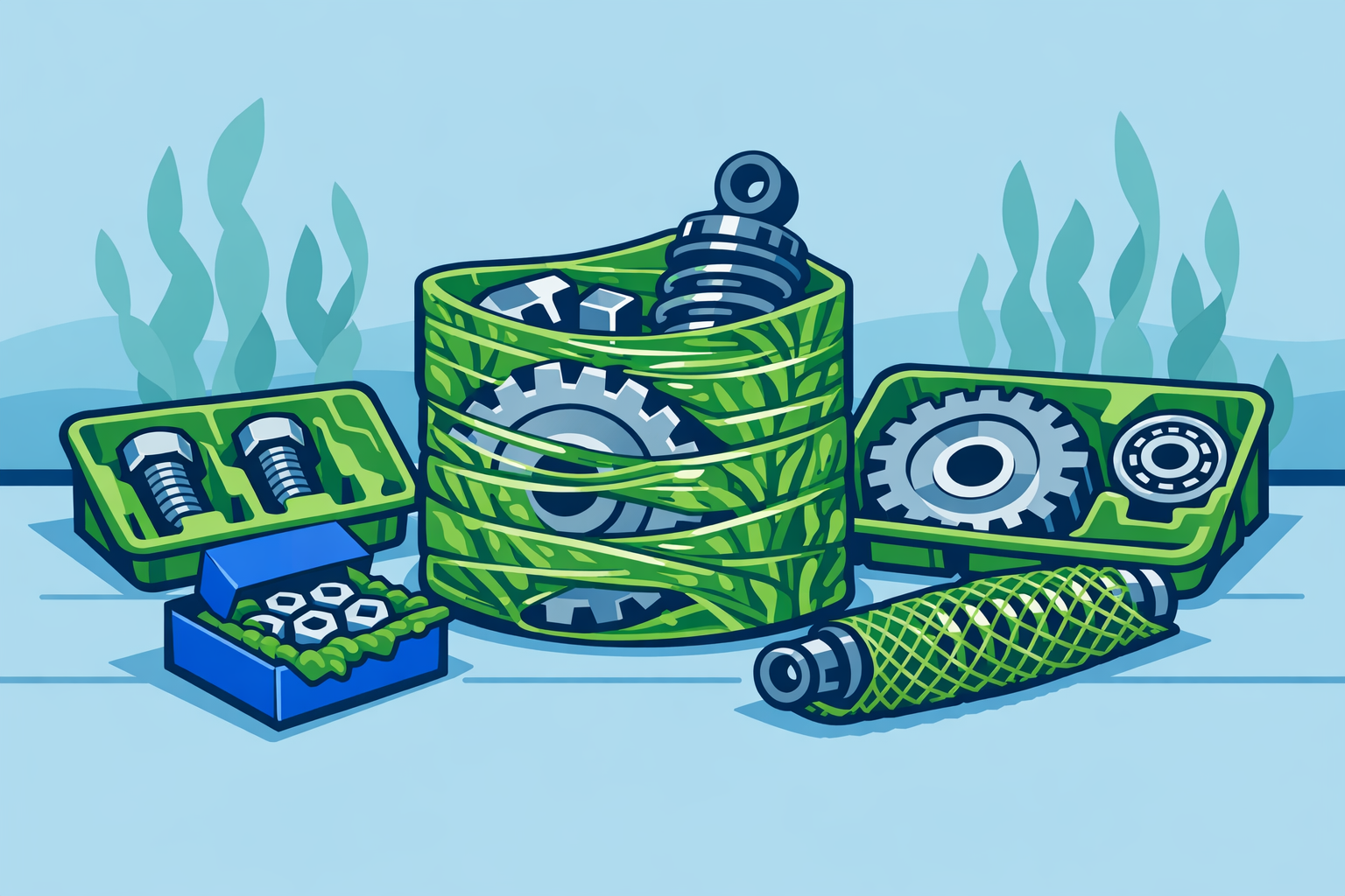 Seaweed Biopolymer Packaging Trials Advance Toward Automotive Spare-Parts Logistics