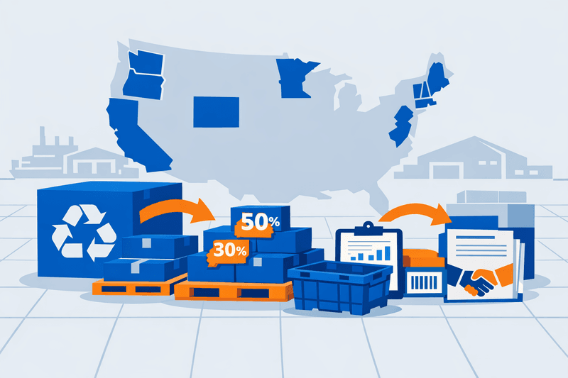 US Auto Packaging EPR Deadlines Tighten: How 2026 Recycled-Content Mandates Are Rewriting Supplier Contracts