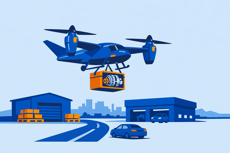FAA BVLOS Framework Accelerates Drone Delivery of Automotive Spare Parts, Opening New Paths for Rapid-Response Logistics