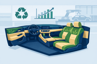 Automakers Pilot Seaweed Bioplastics for Interiors as Recycling Rules Tighten
