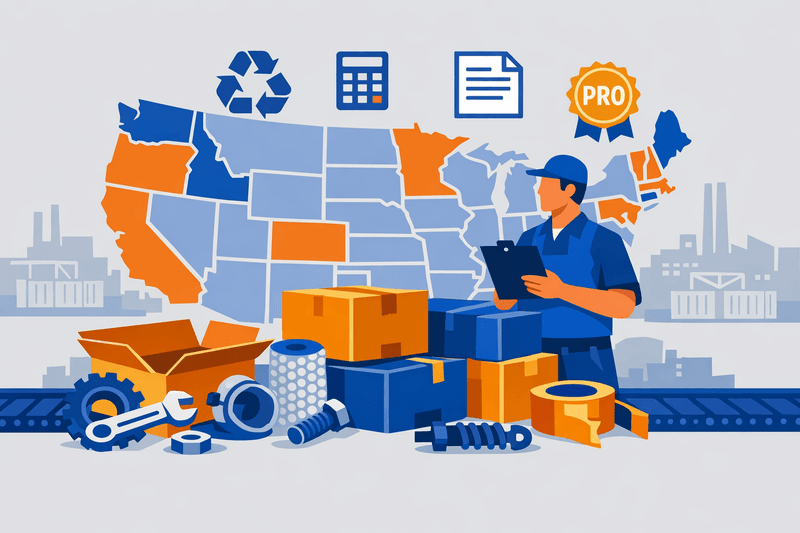 Auto Parts Suppliers Face Multi-State EPR Packaging Compliance Crunch by 2027