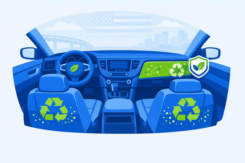 US Moves Toward Federal Standard for Recycled Plastic in Vehicle Interiors