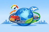 Fast Shipping and Emission Trade-Offs in Global Packaging Logistics