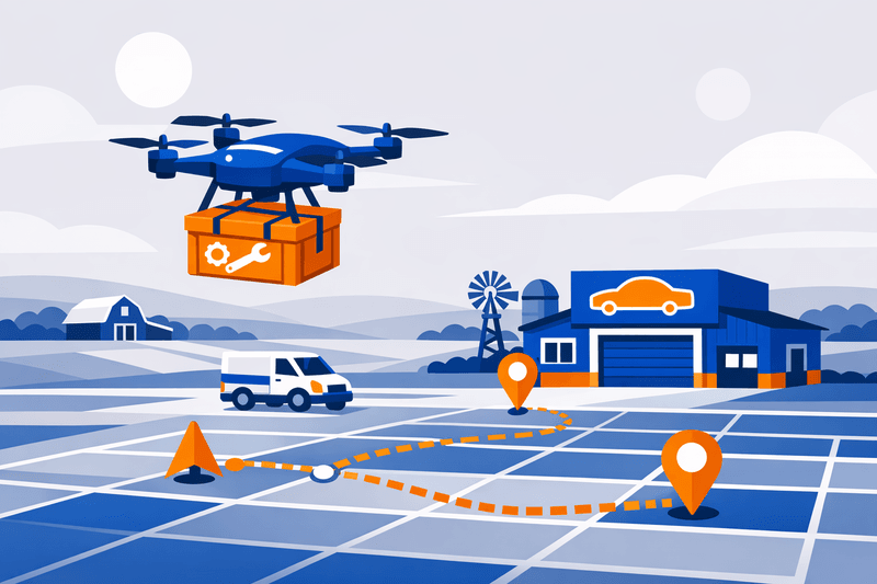 FAA BVLOS Rule Clears Path for Drone Delivery of Automotive Parts to Rural Hubs