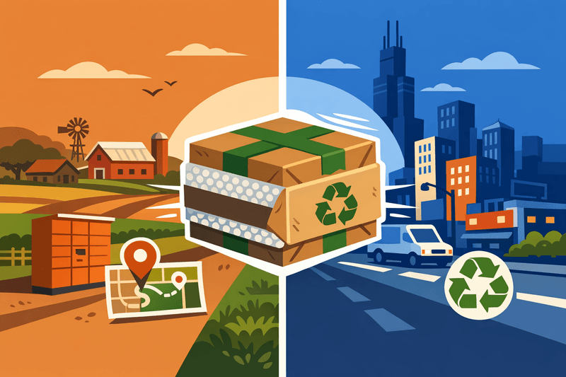 America's Last-Mile Delivery Divide: How Packaging Choices Shape Equity, Returns, and Sustainability