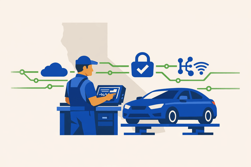 California Advances Vehicle Diagnostics Access Rule to Level the Playing Field for Independent Shops as OTA Compliance Tightens