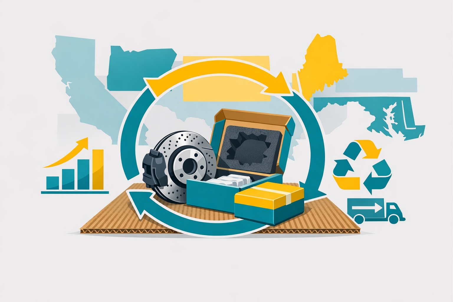 US State EPR Convergence: Auto Parts Makers Prepare for Packaging Take-Back Programs Across Five States in 2027