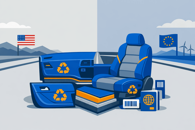 Diverging Paths: How US State Recycled-Plastics Certification Moves Align - and Clash - with EU Standards for Automotive Interiors