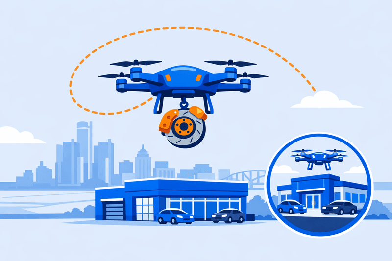 Drone Delivery for Auto Parts Gains Ground as FAA Finalizes BVLOS Framework