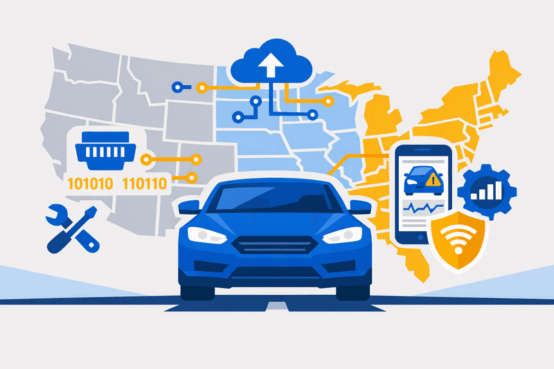 U.S. States Split on Vehicle Diagnostics Access as OTA Updates Expand
