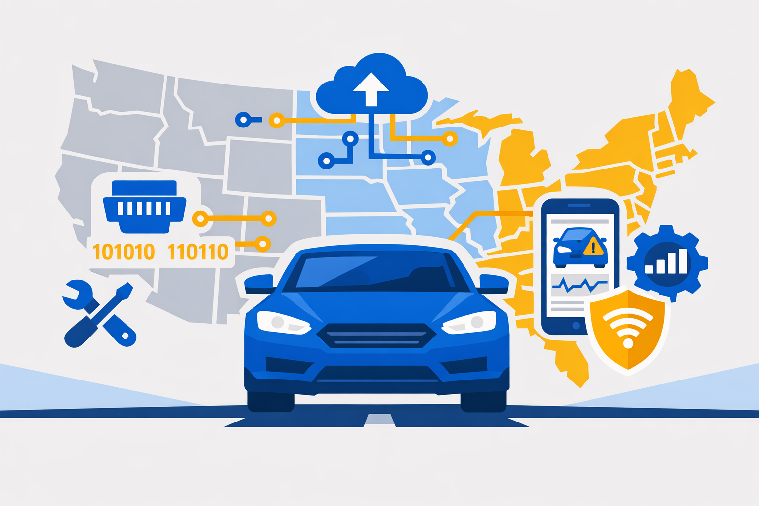 U.S. States Split on Vehicle Diagnostics Access as OTA Updates Expand
