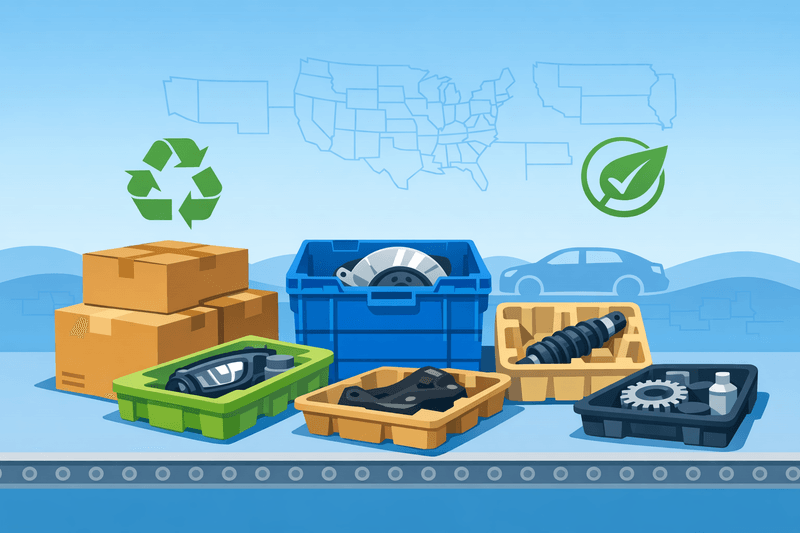 US 2026 Packaging Laws Reframe Auto Packaging Design: What OEMs Need to Change in Materials, Recyclability and Machinery