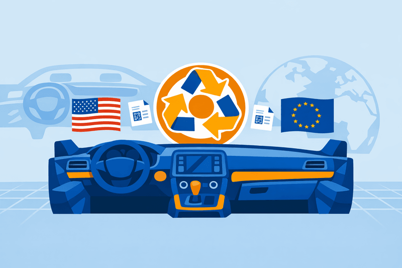 U.S. States Expand Recycled-Plastics Certification as EU Tightens Automotive Interior Rules