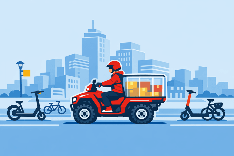 Honda's Fastport Teams with Bird and Spin to Deploy eQuad Fleet - What It Means for Urban Packaging and Last-Mile Logistics