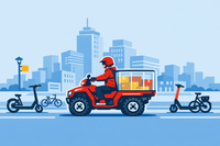 Honda's Fastport Teams with Bird and Spin to Deploy eQuad Fleet - What It Means for Urban Packaging and Last-Mile Logistics