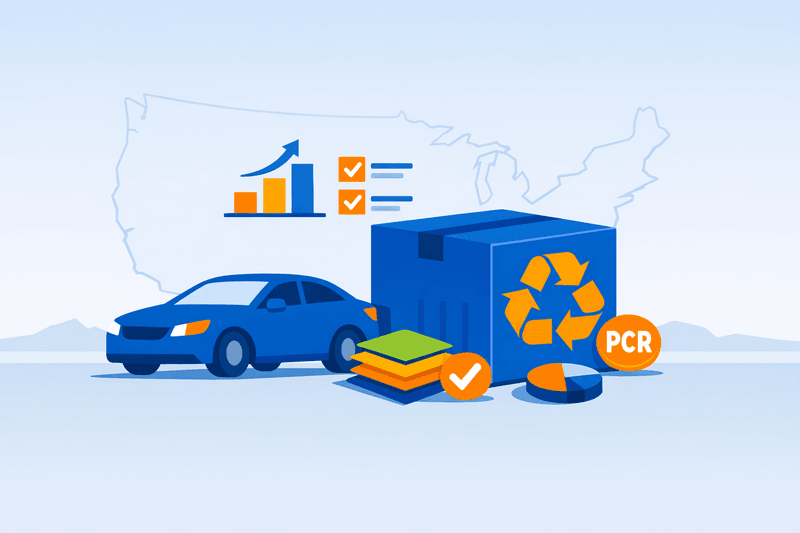 US Auto Packaging EPR Rules Speed Up Recycled-Content Mandates